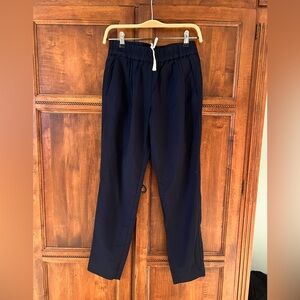 JCrew Navy Drawstring Pants | Size 4 |Pockets | Elastic Waist | Great Condition